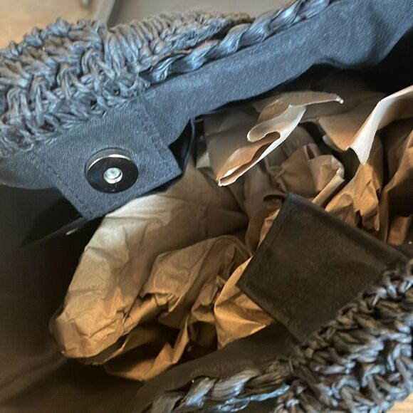 L Space Black Bella straw bag - Picture 4 of 9